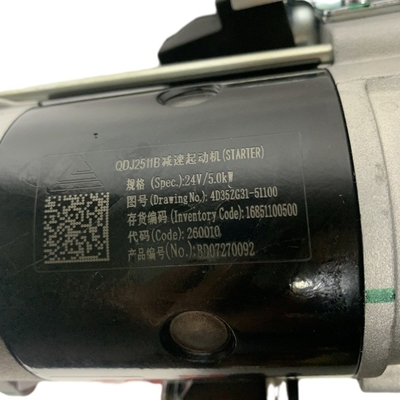 Các cửa hàng sửa chữa máy móc QDJ2511B Động cơ khởi động xe nâng cho động cơ diesel XINCHAI 4D35ZG31