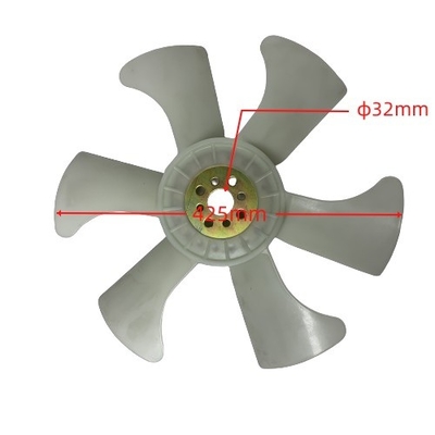 Thực phẩm đồ uống Cửa hàng nâng cỡi phần Radiator Fan Blade Nhựa cho ISUZU 4JG2 8-94483-894-0