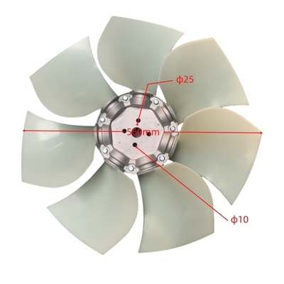 Thép nhựa Ventilator Blade H5T01-00501 cho QSF3.8 QSB4.