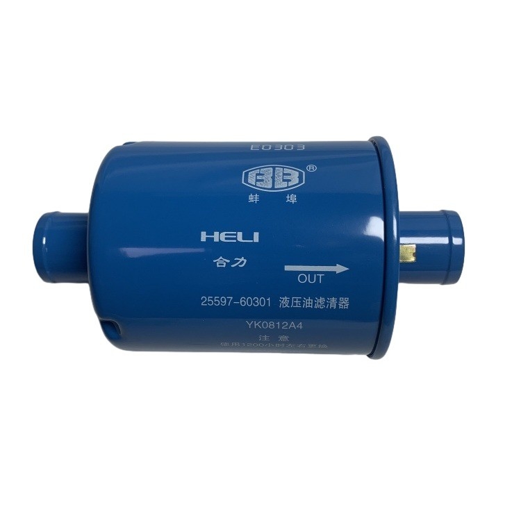 Phân tích xe nâng 25597-60301 YK0812A4 Bộ lọc dầu thủy lực được đảm bảo và thiết kế