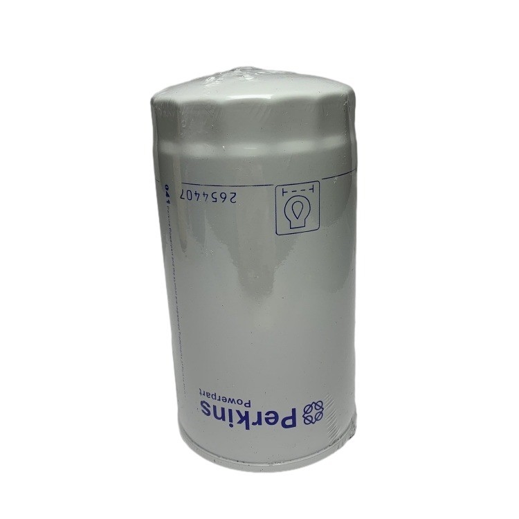 Bộ lọc dầu đóng gói gốc 2654407 cho Perkins được sử dụng trong các cửa hàng sửa chữa máy móc thép